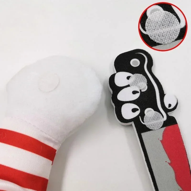 Funny Pet Puppy Clothes Halloween Pet Dog Costumes Comical Outfits Holding A Knife Set Pet Cat Dog Festival Party Clothing