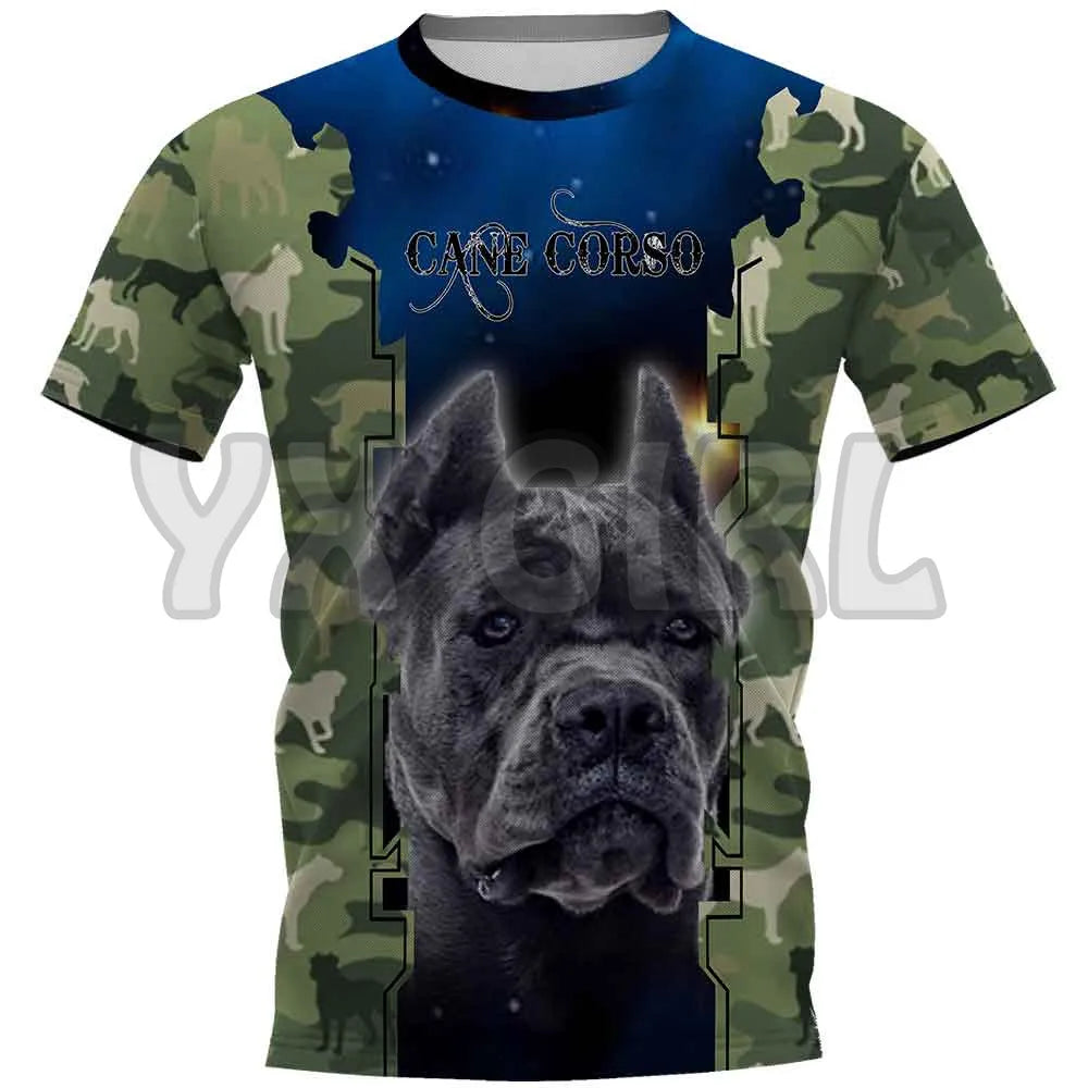 the PROUD PAPA - Printed Dog T-Shirts for Men