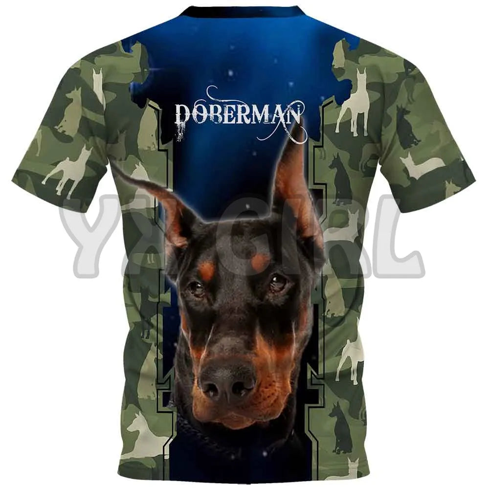 the PROUD PAPA - Printed Dog T-Shirts for Men