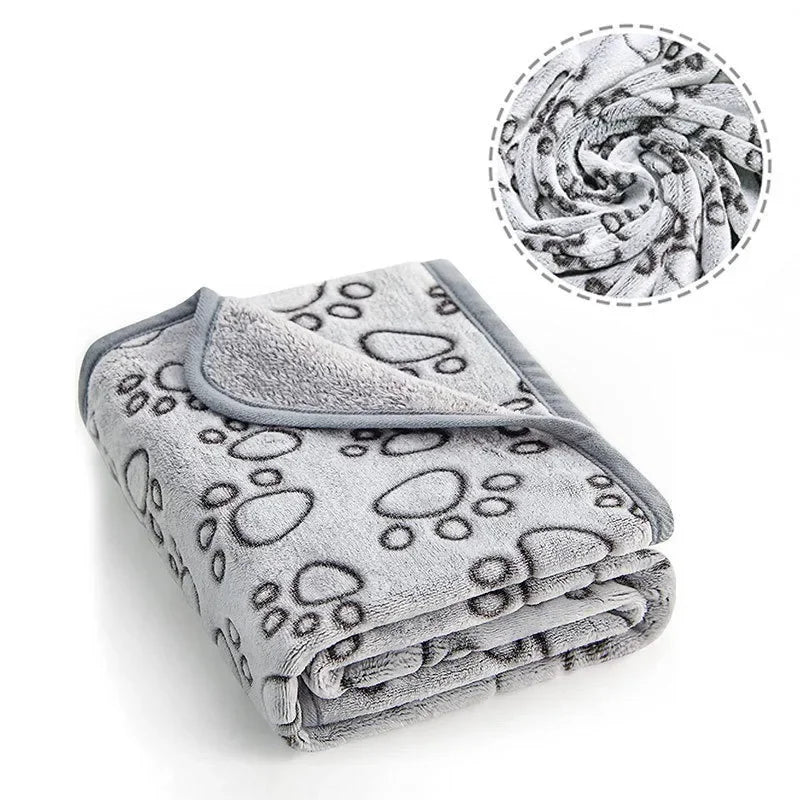 the PAWCLOUD FLANNEL MAT - Flannel Pet Sleeping Blanket Soft, Fluffy Dog Blanket, Warm Breathable Cat/Dog Cover Blanket, Comfortable Dog/Cat Sleeping Sheet Mat