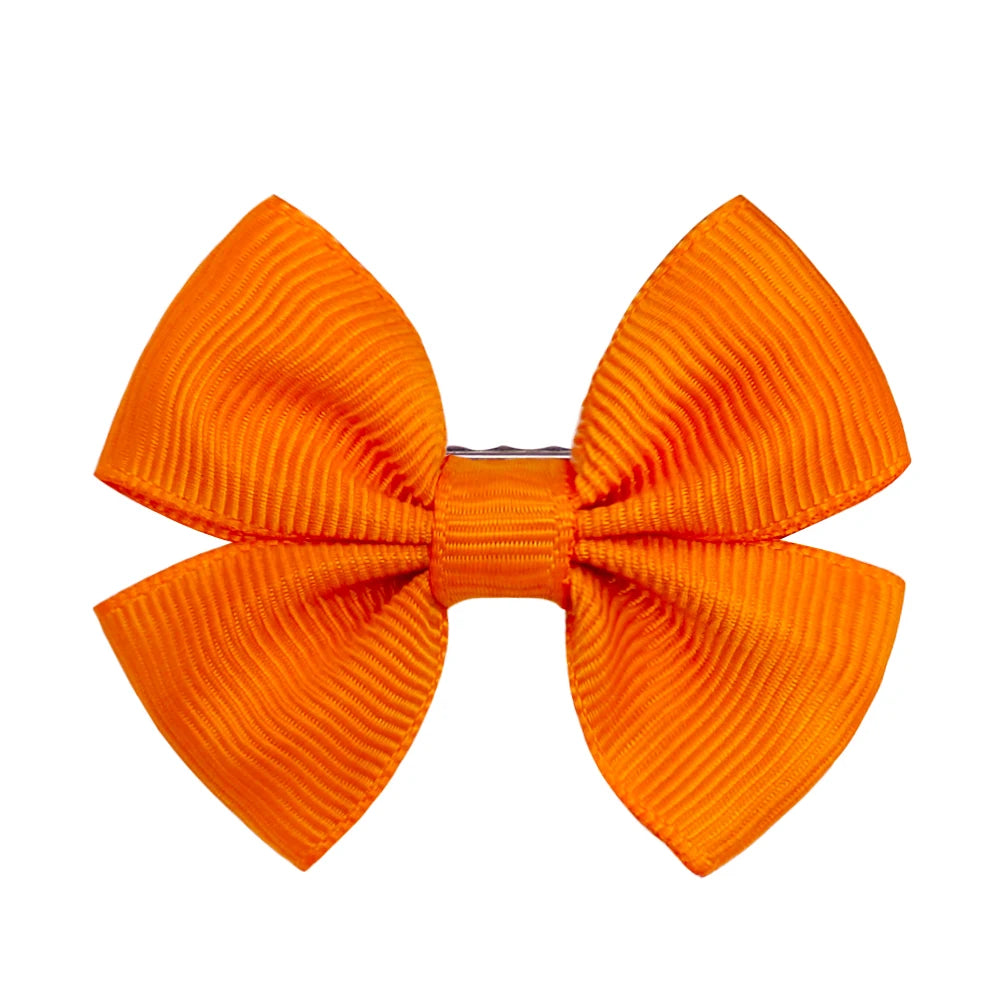 2PCS Solid Dog Bows Dog Hair Clips Pet Bowknot Doggly Hair Grooming Products For Puppy Kitten Dog Hair Barrette Pet Accessories