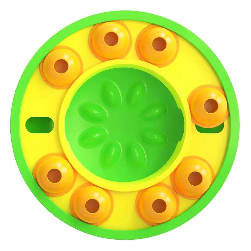 TreatTriPlay IQ Toy™ | 3-in-1 Interactive Slow Feeder Puzzle for Dogs | Dog Paw Clothing