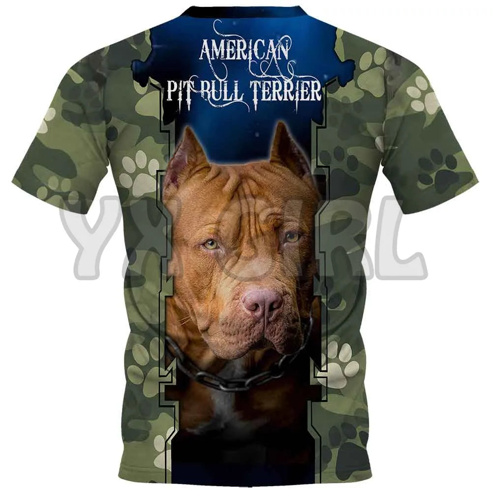 the PROUD PAPA - Printed Dog T-Shirts for Men