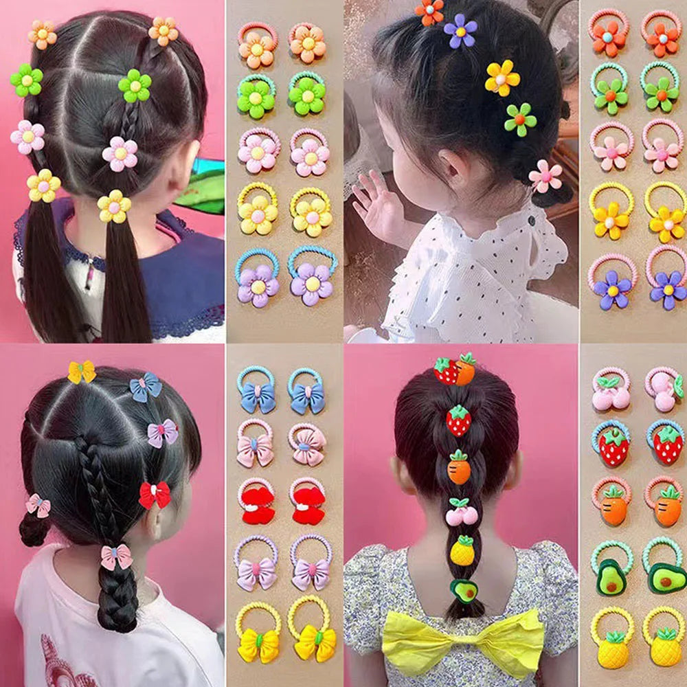 the DAISY DOG BOW - 40PCS Hair Bows, Fashion Cute Small Dog/Cat Hair Bows, Dogs/Cats Hair Accessories, Rubber Bands Bows for Dogs Grooming Products