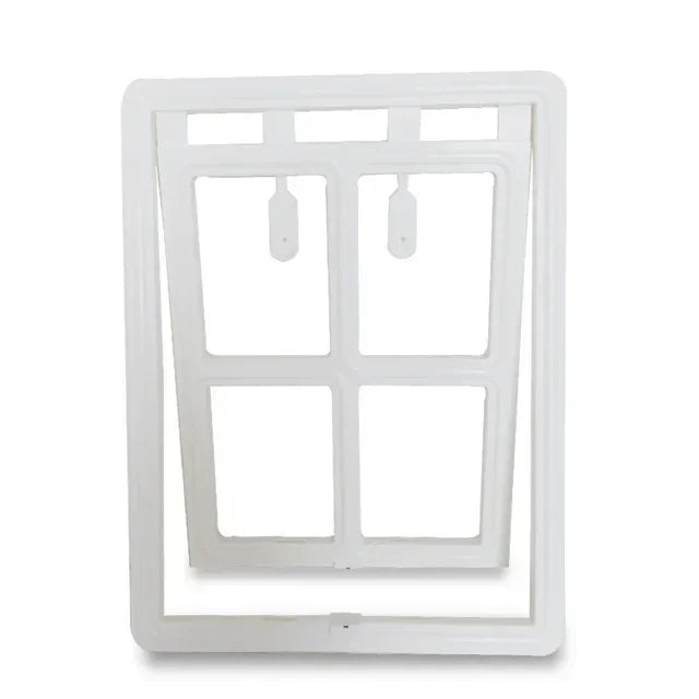 the SAFESWING PET DOOR - Pet Screen Door, Home Lockable Dog/Cat Screen Door, Plastic Pet Dog Door for Mosquito Proof Screen Window, Security Flap Gate, Dog Fence