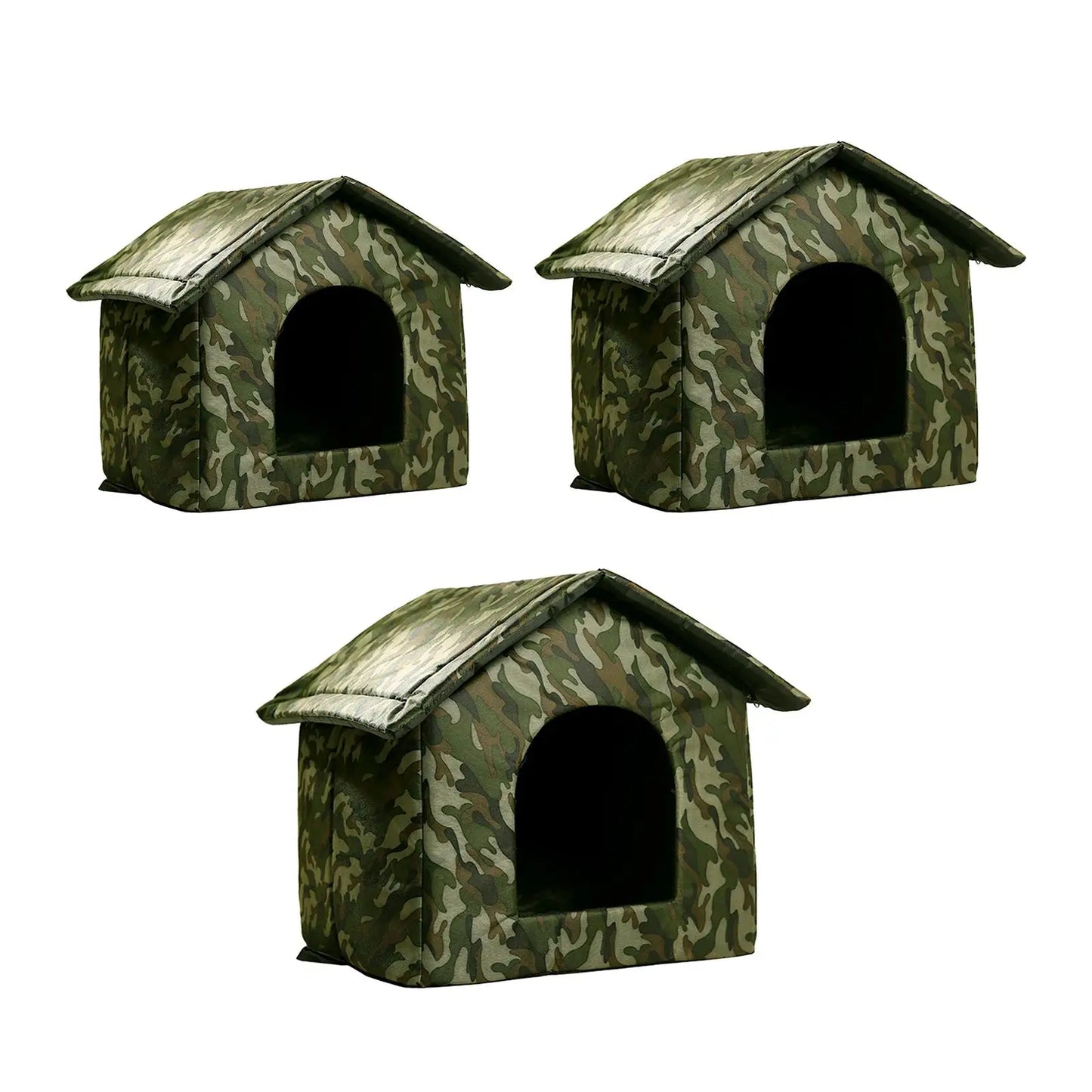 the STRAY HUT - Shelter: Portable and Weatherproof Bed for Stray Cats and Dogs