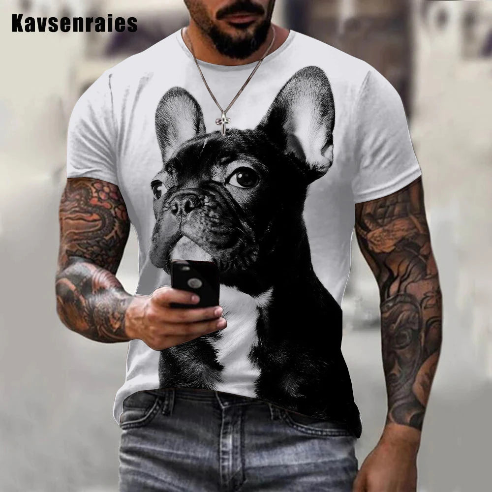 the PUPS - Funny Puppy 3D T-Shirts for Men