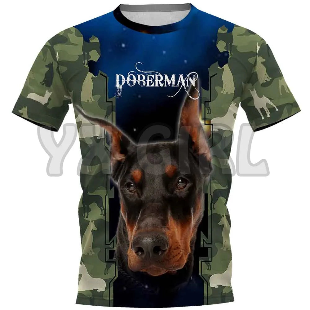 the PROUD PAPA - Printed Dog T-Shirts for Men