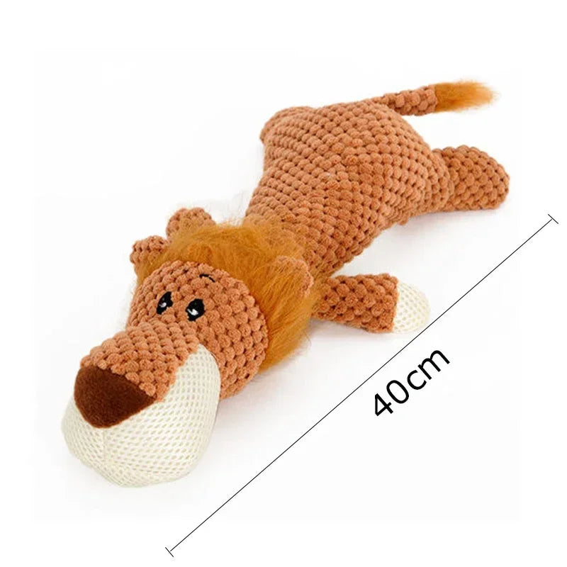 WildThings Plushie™ Plush Squeaky Dog Toy for Large Dogs | Dog Paw Clothing™