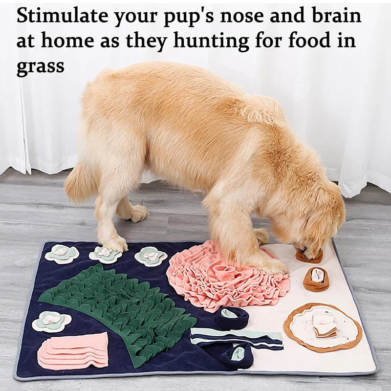 the DOGGIE PLAYMAT - Snuffle Mat for Dogs Interactive Feed Game