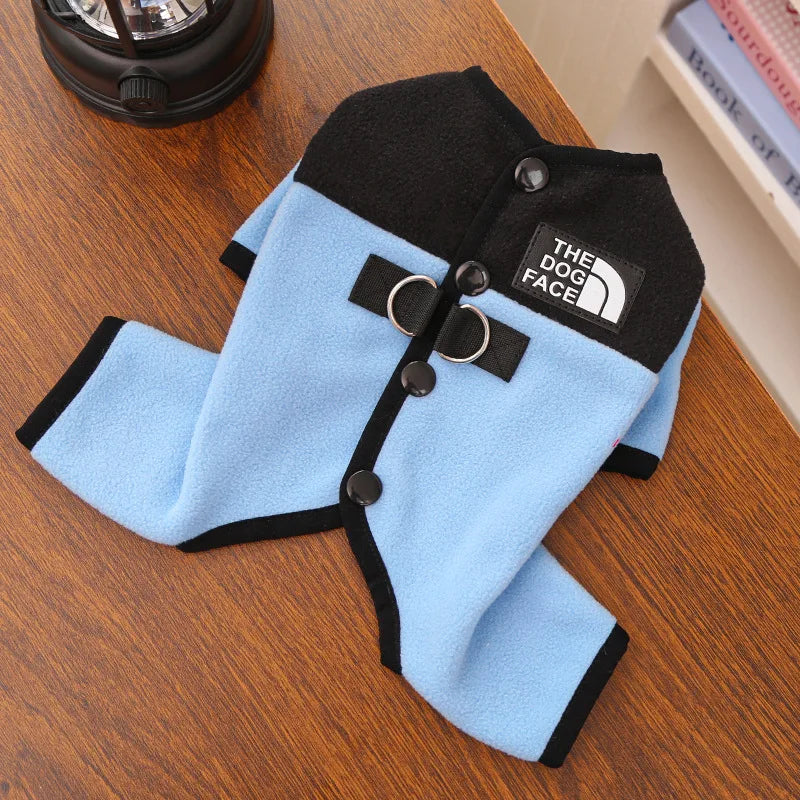 Pet Dog Clothes Soft Warm Fleece Dogs Jumpsuits Pet Clothing for Small Dogs Puppy Cats Clothes Chihuahua Yorkshire Costume Coat