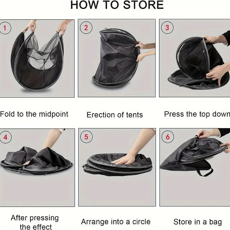 Portable Pet Folding Tent for Dogs/cats Outdoor Travel Camping Amusement Park Breathable and Comfortable Pet Game Tent Dog House