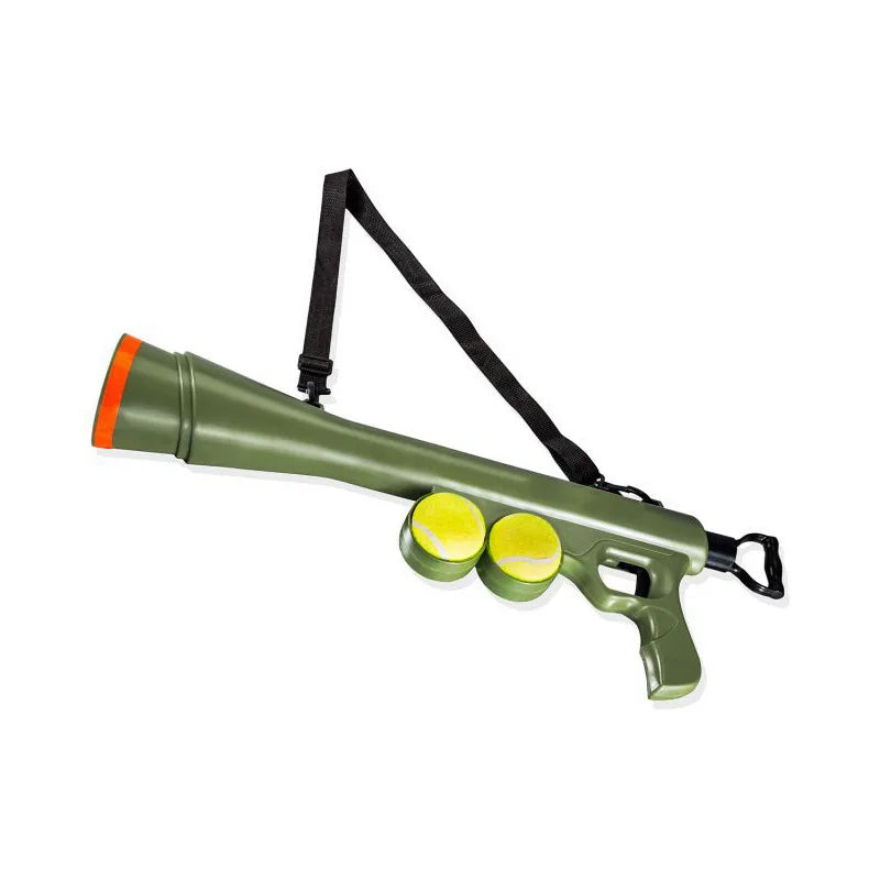 FetchBlaster Launcher™ – Interactive Dog Tennis Ball Launcher for Outdoor Fetch & Training