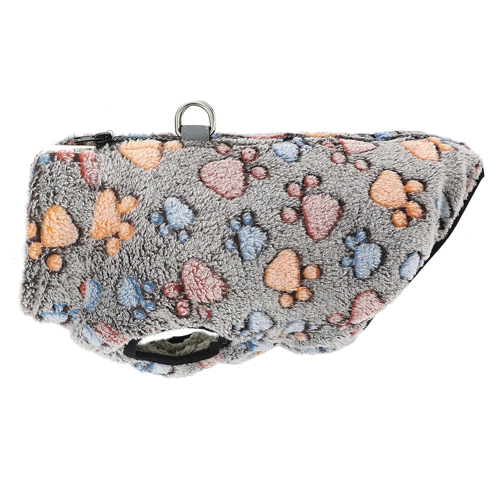 Winter Dog Jacket For Small Medium Dogs With D-ring Elasticity Reflective Puppy Fleece Clothes Yorkshire Schnauzer Pet Costume