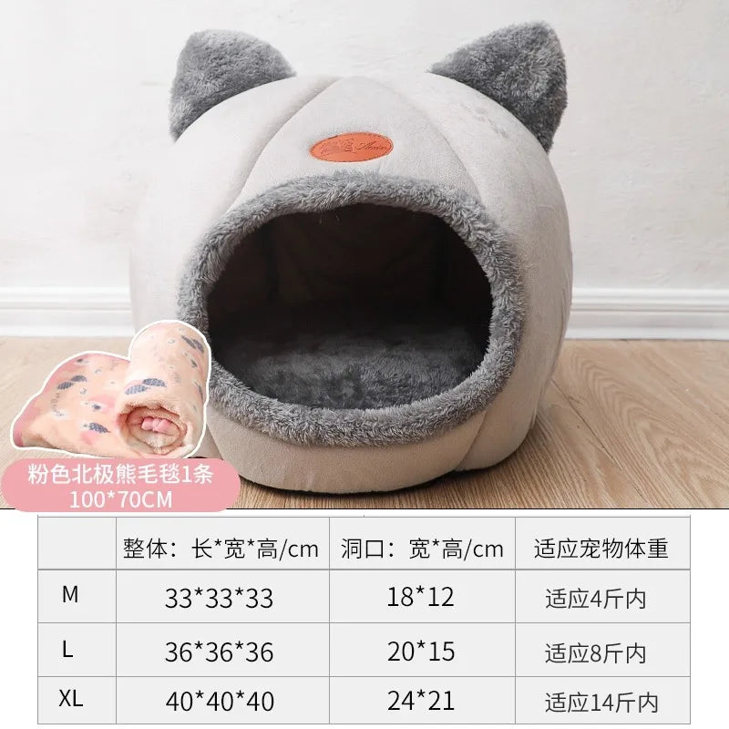 the TEDDY DOGHOUSE - Doghouse, All-Season Universal Dog/Cat House, Closed Pet House, Teddy Doghouse Products, Detachable and Washable