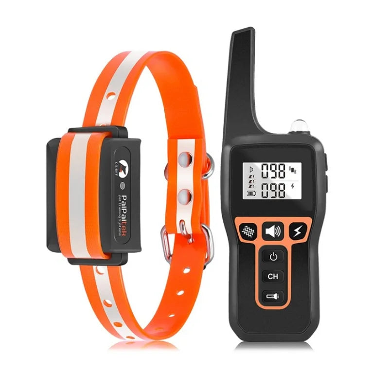 the BARK STOPPER - 2-IN-1 Remote Electronic Dog Collar, Dog Training Collar for Large/Medium/Small Dog, Shock Collar with 3 Training Modes, IPX7