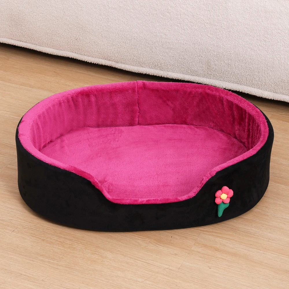 All Season Comfortable Small Cat Sleeping Mat Medium Dog Bed Soft Warm Windproof Puppy Nest Elastic Pet Kennel Accessories