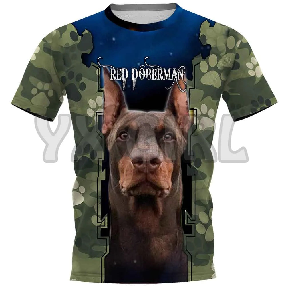 the PROUD PAPA - Printed Dog T-Shirts for Men