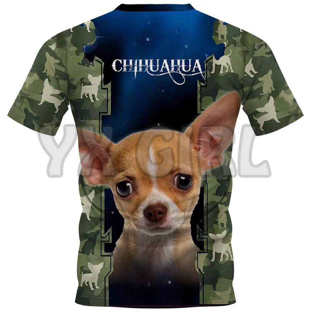 the PROUD PAPA - Printed Dog T-Shirts for Men