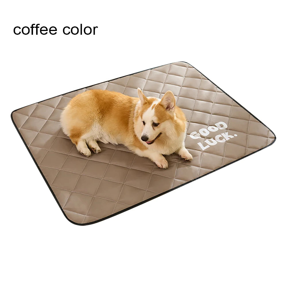 Foldable Dog Cat Bed for Large Medium Small Pets – Portable & Space-Saving Pet Mat Soft Washable Cushion with Non-Slip Bottom