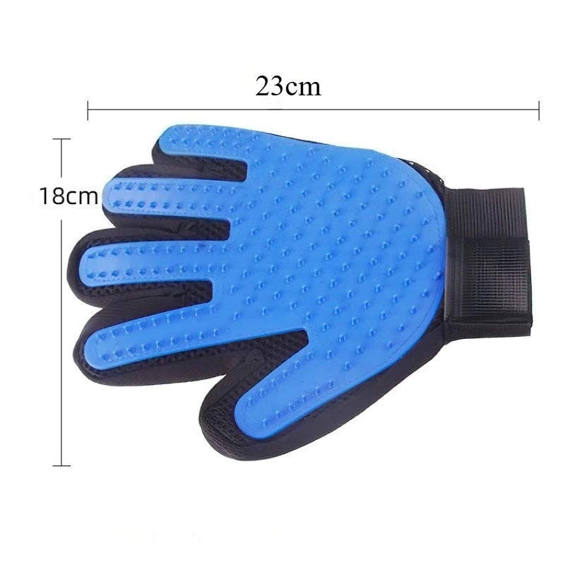 the PAWCLEANSE BATH GLOVE - Pet Hair Remover Shower Glove, Puppy/Cats Bath Brush, Cleaning Silicone Comb Glove, Massage Grooming Dog Supplies