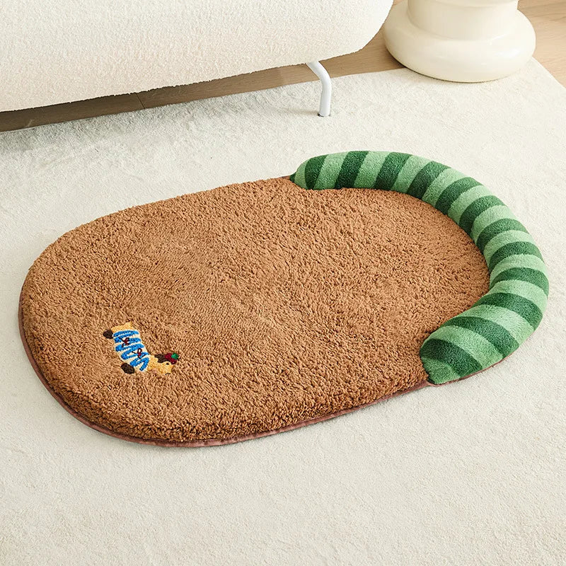 All-Season Removable Washable Pet Bed - Orthopedic Cushion for Teddy/Corgi & Small/Medium Dogs with Cat-Friendly Design