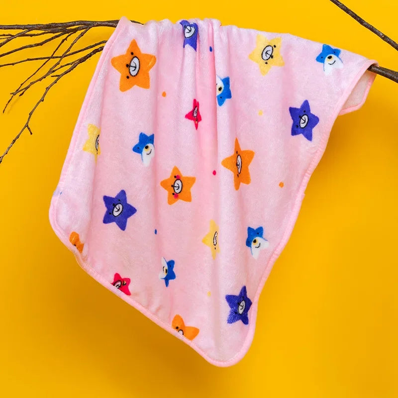 Soft Fluffy Pet Blanket Winter Warm Dog Blanket Cute Pet Bed Sheet Warm and Comfortable Cat and Dog Cushion Blanket Pet Supplies