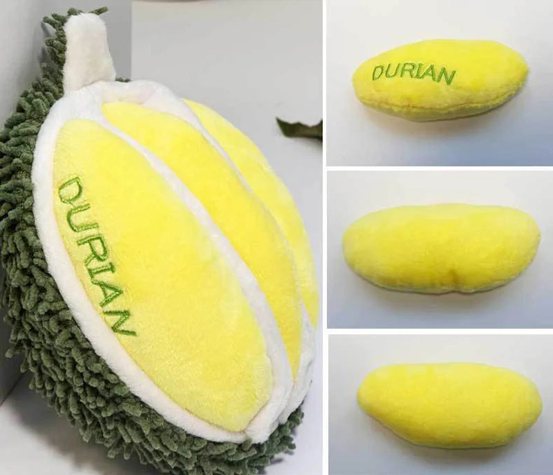 Interactive Dog Squeak Toys Plush Durian Pet Sniff Toy for Small Large Dogs Bite Resistant Puppy Sounding Toys Pet Supplies