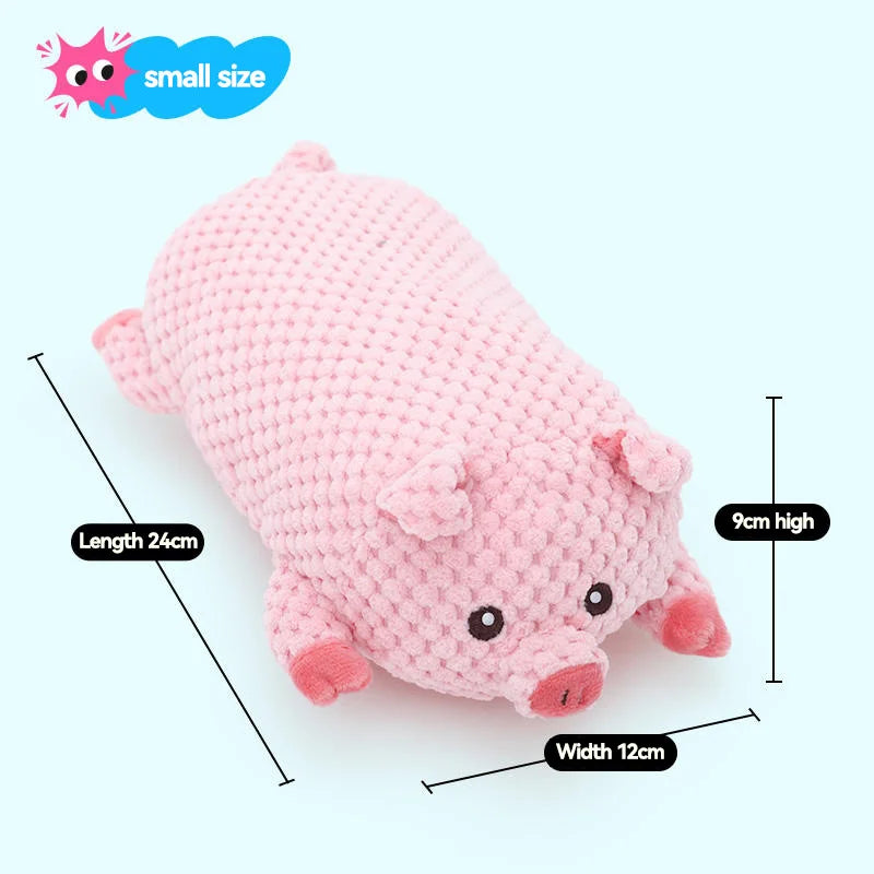 SnortSnuggle Plush Toy™ – Plush Pig Squeaky Dog Toy for Puppies & Small Dogs