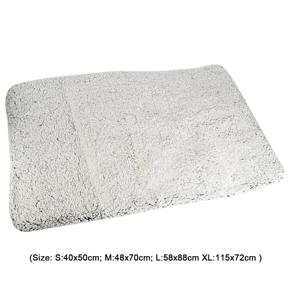 Cat Warmer Mat Warm Thermal Pet Pad Soft Self-Warming Cat Bed Pad Comfortable Thickened Blanket Pad for Indoor Cats & Small Dogs