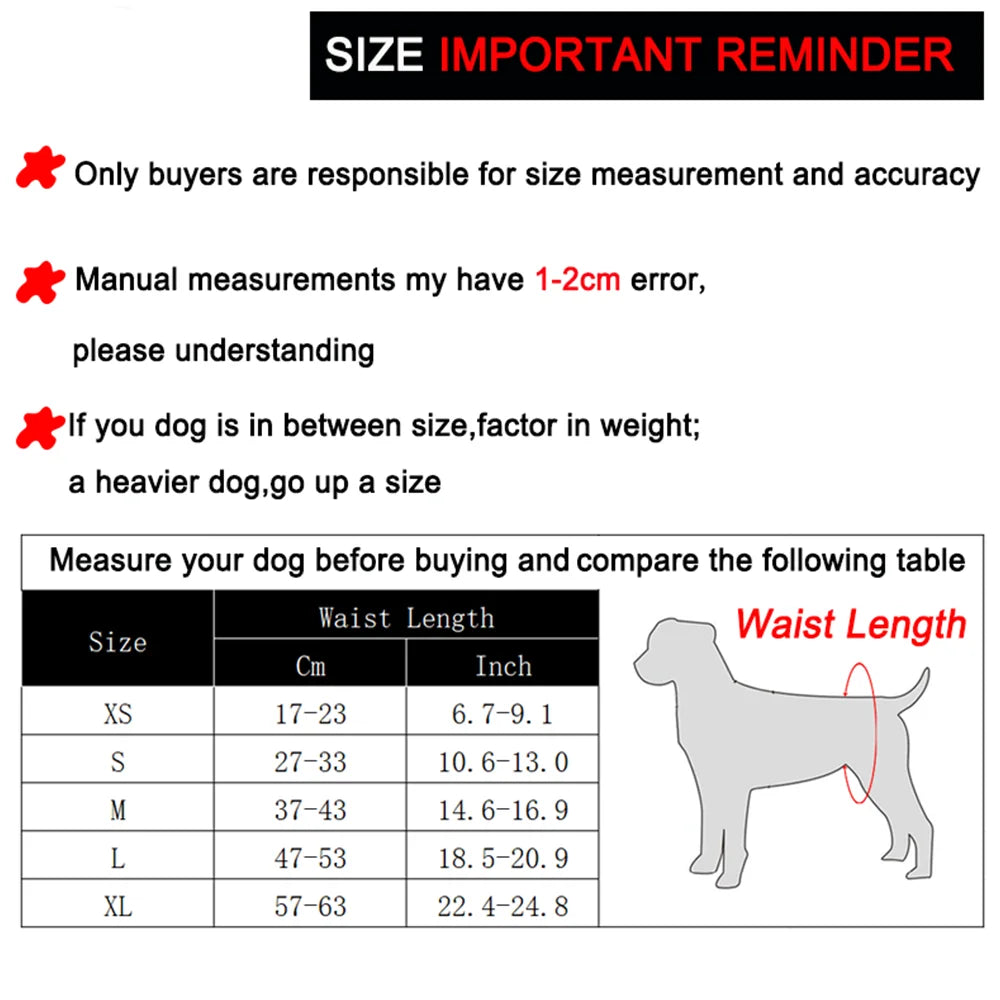 Washable Male Dog Diaper for Small Medium Dogs Reusable Pet Sanitary Panties XS Leak Proof Urine Pant Puppy Chihuahua Supplies