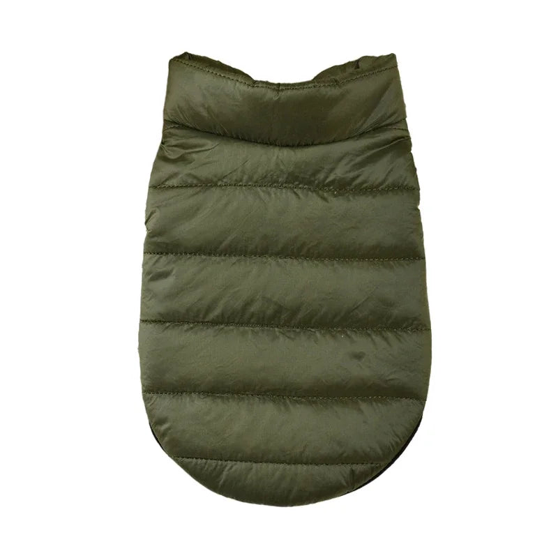 Winter Thicken Puppy Clothes Bright PU Leather Dog Cotton Jacket Waterproof Pet Coat for Small Doggy Costume Chihuahua Outfits