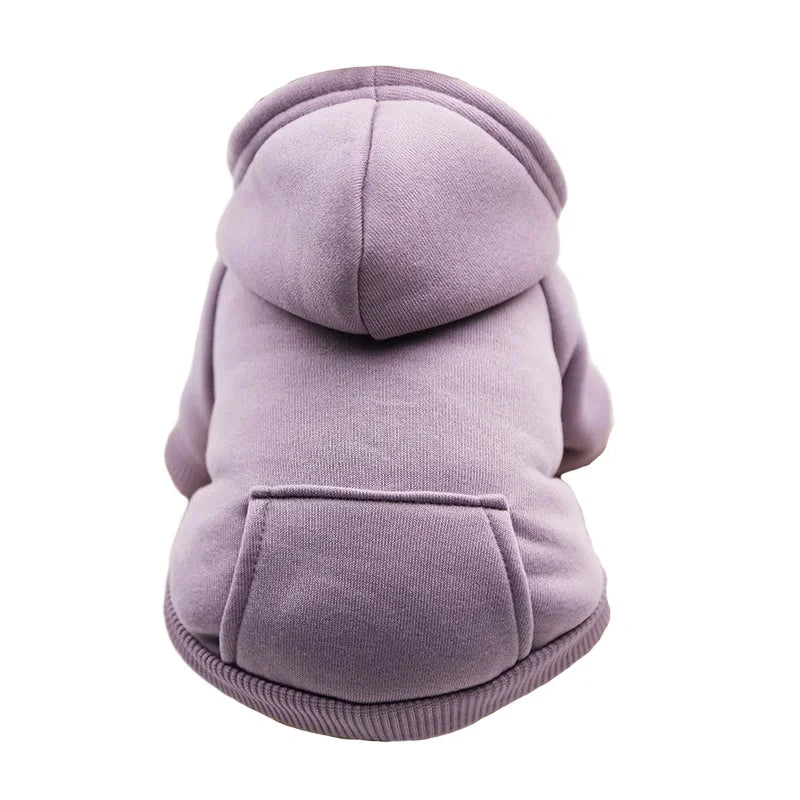 Dog Hoodie with Pockets - Warm Fleece Sweater for Small Dogs Like Chihuahuas (Cozy Coat, Machine Washable, Outdoor & Indoor Use)