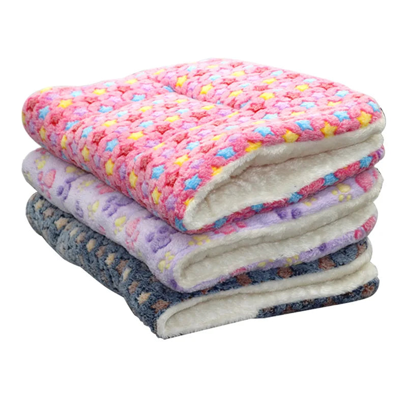 the PAWSNUGGLE THICK MAT - Flannel Pet Mat, Dog Bed/Cat Bed, Thicken Sleeping Mat, Dog Blanket, Mat for Puppy/Kitten, Pet Dog Bed for Small/Large Dogs, Pet Rug