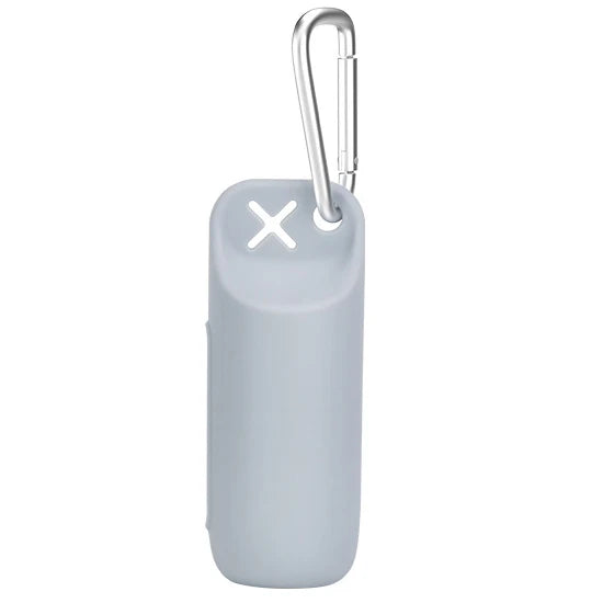 the SILIGO WASTE KEEPER - Silicone Dog Poop Bags Holder, Dog Bags Dispenser, Walking/Stand Portable Feces Collection Bag, Hanging Ring Silicone Storage Box