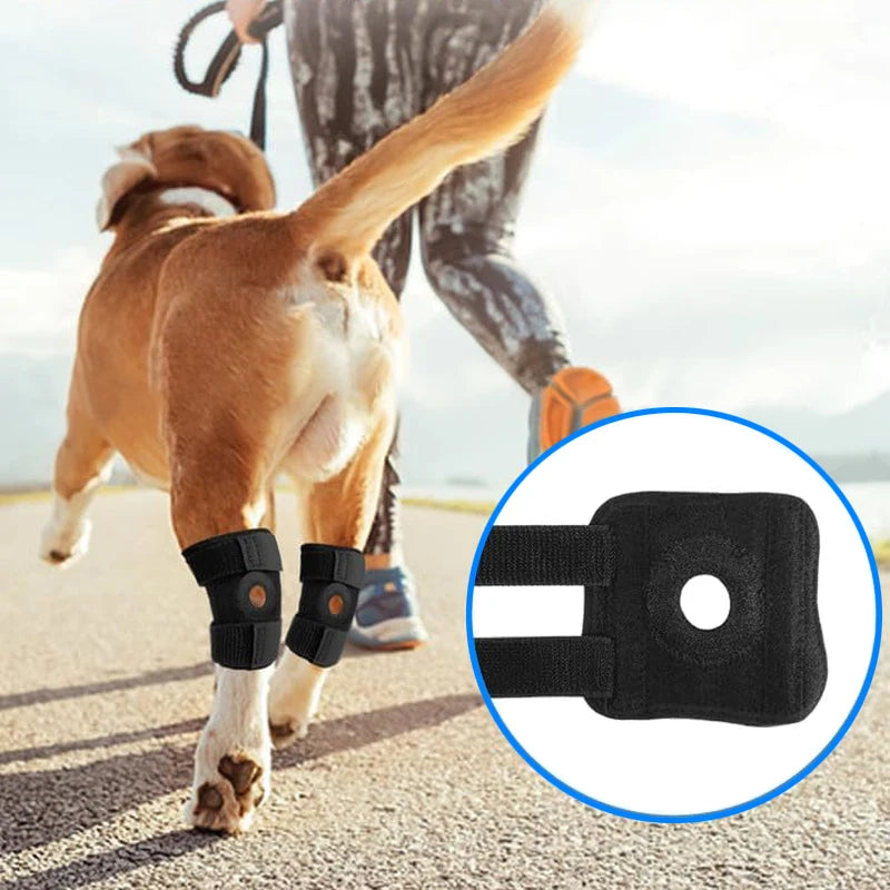 the LEG-EASE SUPPORT BRACE - Protector/Support Bandage - Protects Pet Knee Pads, Dogs Injury Recovery for Leg/Hock/Joint Wrap, Breathable, Dog Leg Injury Recover