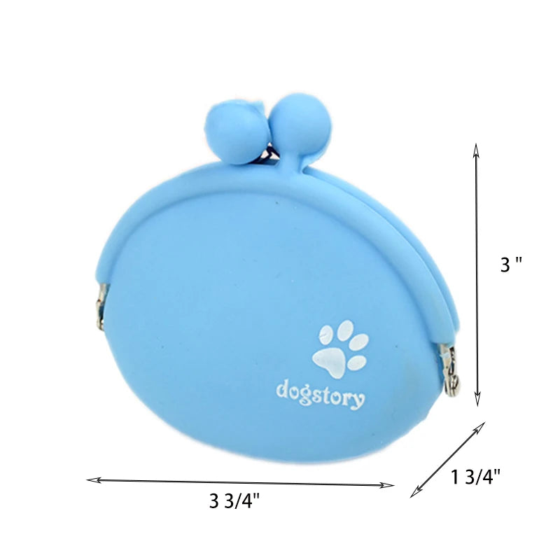 the QUICKBITE TRAINING POUCH - Mini Silicone Pet Dog Train Food Snacks Pockets Bag, Walking Dog Training Food Storage Waist - Pet Travel Outdoor Product Supply