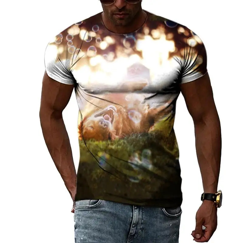 the BEST FRIEND - Dog Fashion Graphic T-Shirts for Men