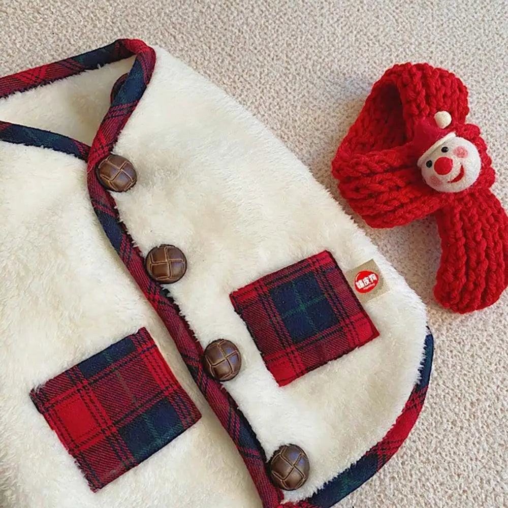 Autumn Winter Warm Coat Vest Shirt Christmas Puppy Cats Pet Supplies Dog Costume Dog Clothes Pet Vest