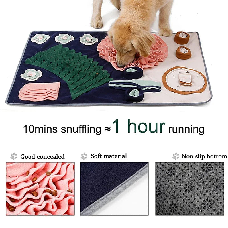 the DOGGIE PLAYMAT - Snuffle Mat for Dogs Interactive Feed Game