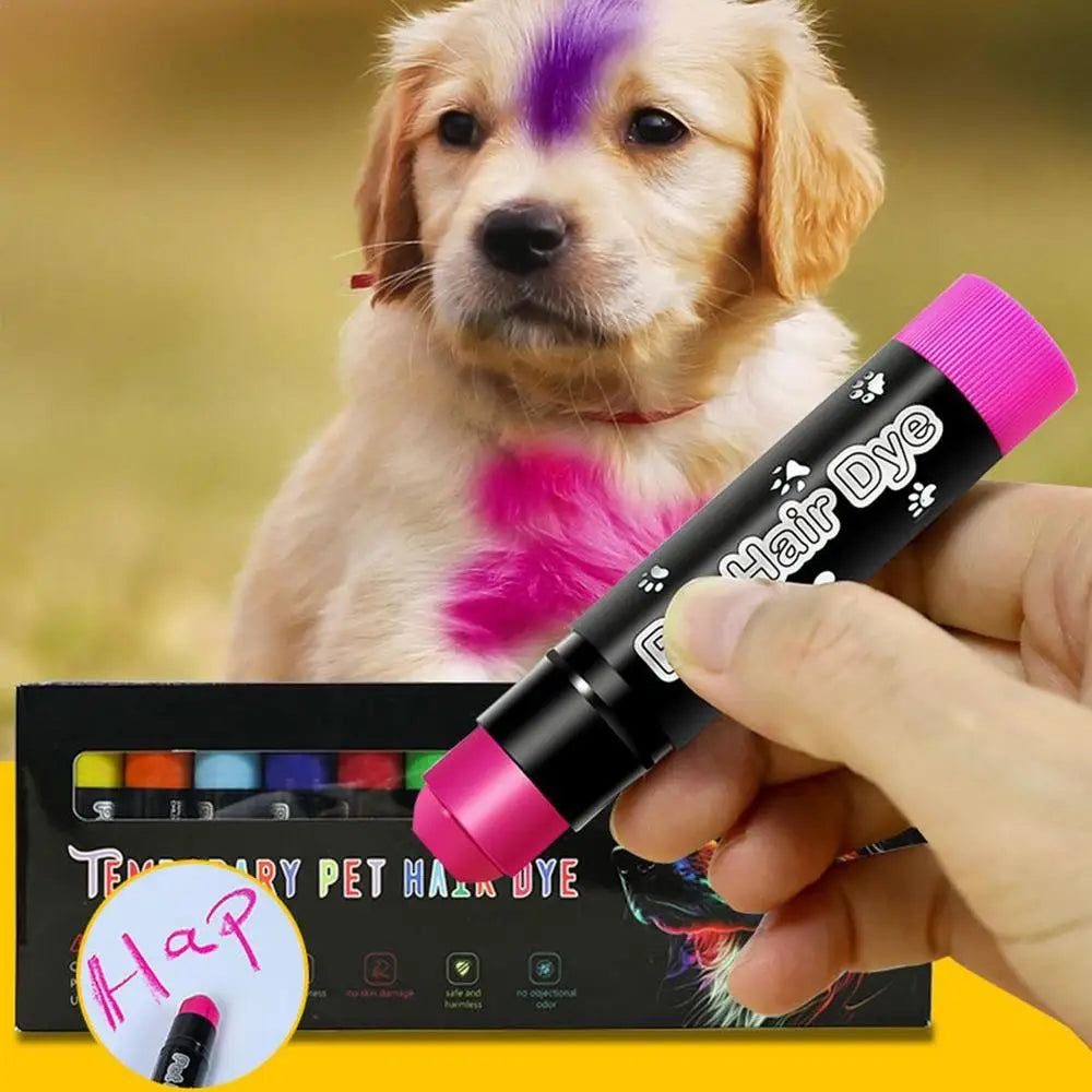 the DYED DAWG - 12 Colors Safe Washable Pet Hair Dye