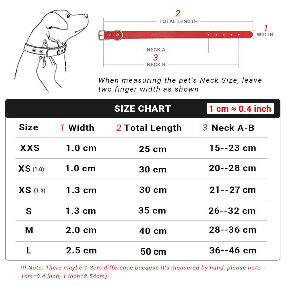 the SIMPY PAWS ADJUSTABLE LEATHER COLLAR - Solid Color Leather Dog Collar, Adjustable Cat Necklace, Puppy Neck Strap Suitable for Medium and Small Dogs, Pet Supplies XS-XL