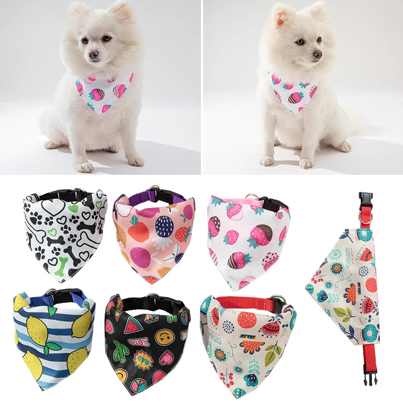 the DOGGY BANDANA - Adjustable Dog Bandanas, Large Pet Scarf, Pet Cotton Plaid Washable Bow Ties, Collar Cat/Dog Scarf, Large Dog Accessories, Kerchief