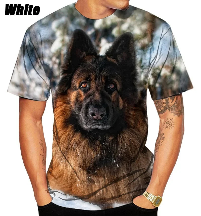 the GOOD SHEPARD - German Shepherd Dog T-Shirts for Men