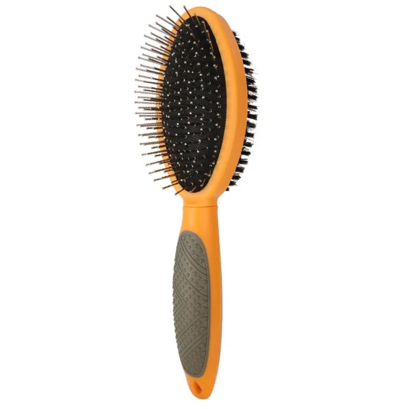 the DUALPAW GROOM COMB - Dog Comb, Pet Hair Remover Double-Sided Combs for Cats/Dogs, Cleaning Tools, Massage Dog Grooming Brush, Long Hair Cat/Dog Brush, Pet Products