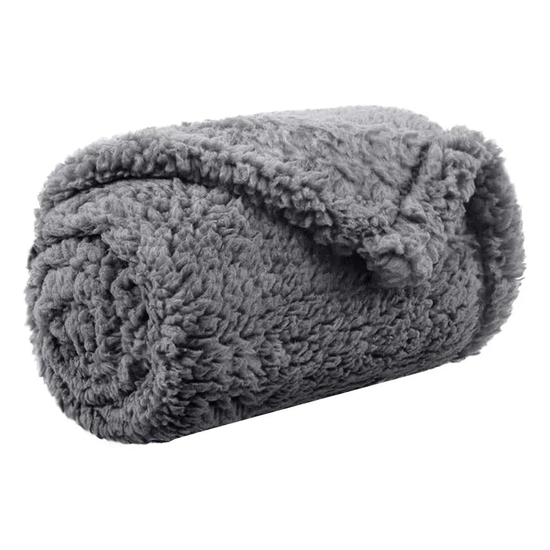 the PAWLUX VELVET BLANKET - Pet Blanket, Shu Cotton Velvet Dog/Cat Blanket/Mat, Pet Supplies
