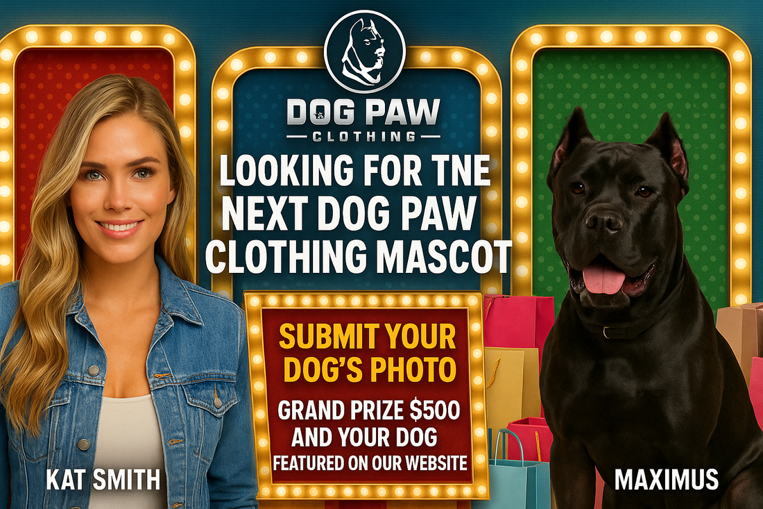 WANTED: Dog Paw Clothing's Mascot for 2026