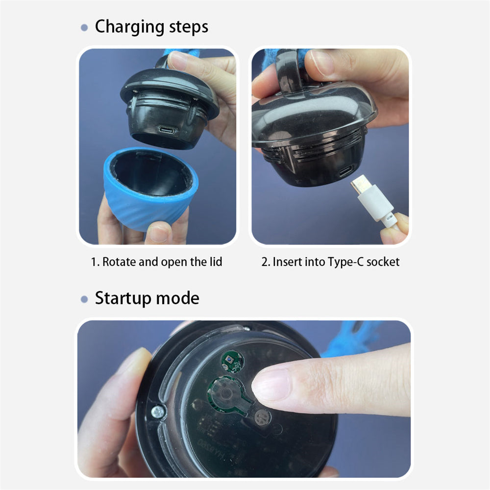 Pet Ball for Dogs Interactive Toys Motion Activate Rolling Ball for Puppy/Small Dogs Automatic Moving Toy USB Rechargeable Toy