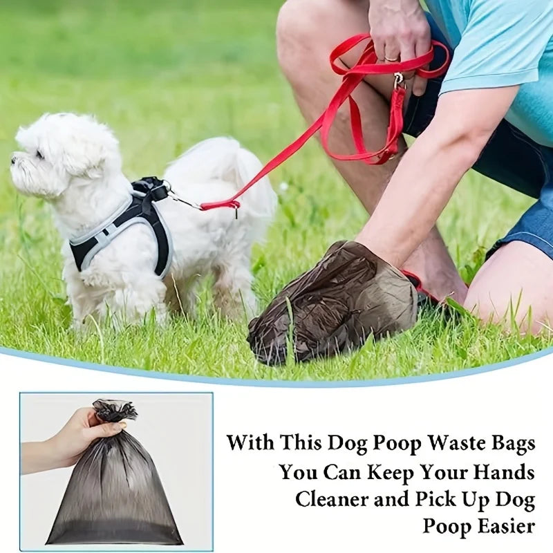 the COLORFUL POOP BAGS - 1200PCS Random Color Cartoon Paw Graphic Dog Poop Bags, Pet Poop Bags, Leak-Proof Dog Waste Bags for Pet Supplies