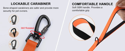 the HYDROTREK LONG LINE - Waterproof Dog Leash, 3M/5M/10M/15M/20M/30M Dog Training Leash for Outside, Durable PVC Long Line Tracking Lead with Padded Hand